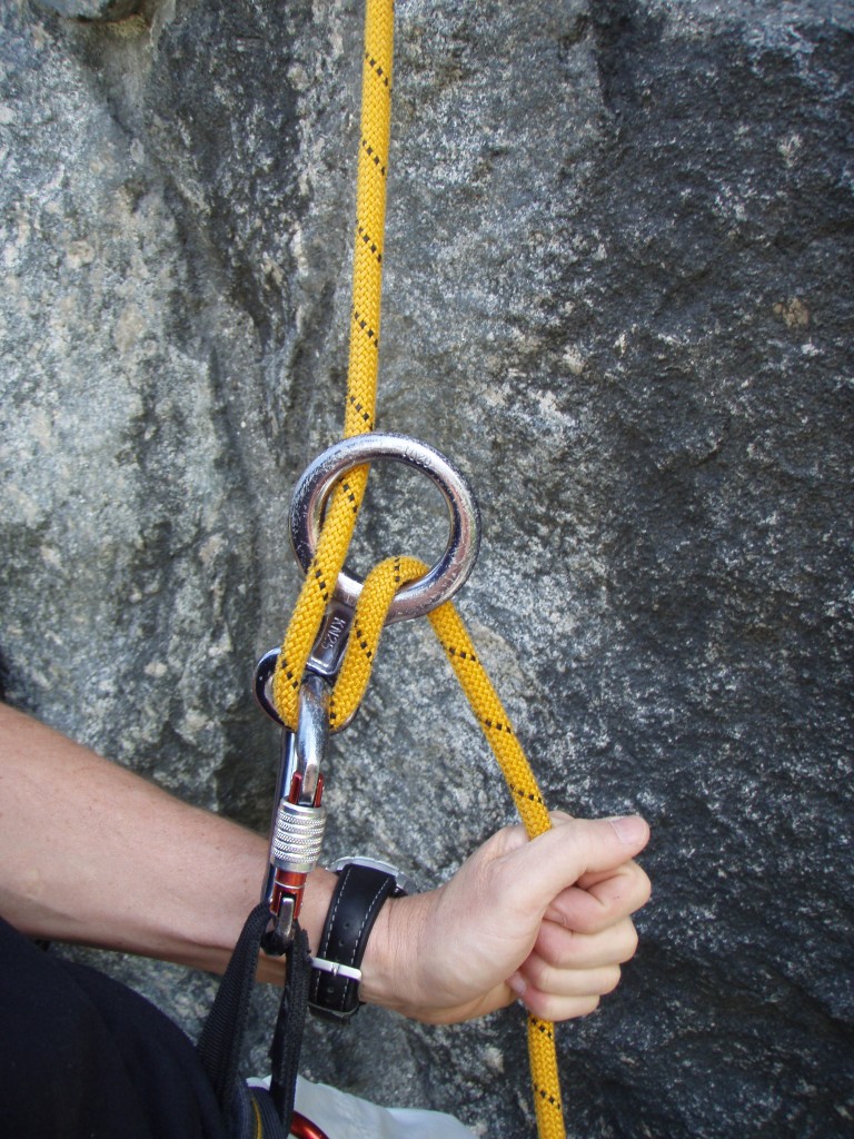 123 Abseilen mit Achter Canyoningmethode).JPG - 265.27 kb